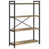vidaXL B&uuml;cherregal 80 x 30 x 120 cm Holzwerkstoff Artisan-Eiche