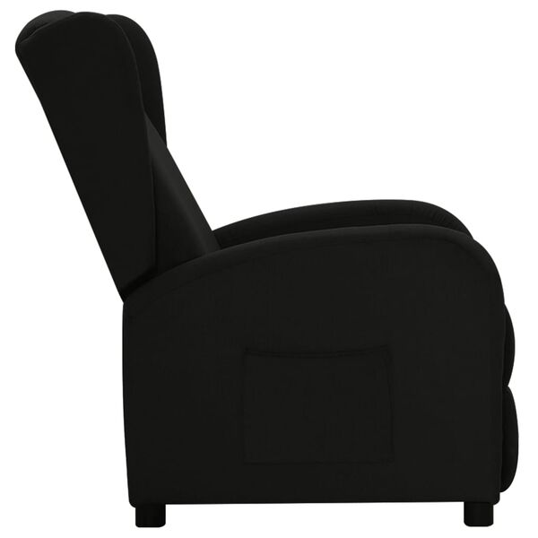 vidaXL Relaxsessel Schwarz Stoff