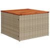vidaXL 11-tlg. Garten-Sofagarnitur mit Kissen Grau Poly Rattan