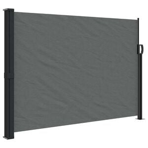 vidaXL Ausziehbare Seitenmarkise Anthrazit 140x600 cm