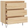 vidaXL Sideboard Sonoma-Eiche 60x35x70 cm Holzwerkstoff