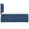 vidaXL Boxspringbett mit Matratze Blau 120x190 cm Stoff