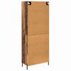 vidaXL Highboard 2 pcs Altholz Holzwerkstoff