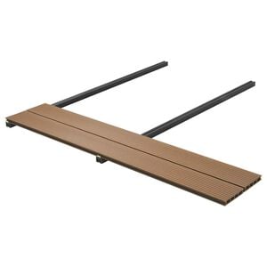 vidaXL Terrassendiele 24 Stk. Teak WPC