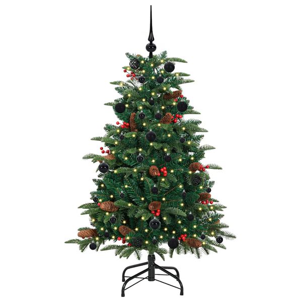 vidaXL K&uuml;nstlicher Weihnachtsbaum mit 150 LEDs mit St&auml;nder Gr&uuml;n 150 cm