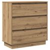 vidaXL Nachttisch Artisan-Eiche 71 x 34,5 x 75 cm Holzwerkstoff