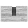 vidaXL Badschrank Grau Sonoma 60x33x61 cm Holzwerkstoff