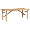 vidaXL Couchtisch Braun 110 x 50 x 43 cm Bambus