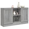 vidaXL Sideboard Grau Sonoma 120x30,5x70 cm Holzwerkstoff