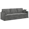 vidaXL Sofa Set 2 pcs Dunkelgrau 228 x 78 x 80 cm Samt