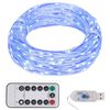 vidaXL LED-Lichterkette mit 300 LEDs Blau 30 m