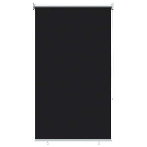 vidaXL Au&szlig;en-Rollos mit UV-Schutz Schwarz 80 x 230 cm