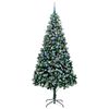 vidaXL Künstlicher Weihnachtsbaum mit 300 LEDs mit Ständer Grün 240 cm