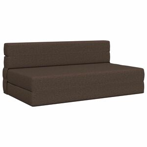 vidaXL Klappsofa Bett Taupe 203 x 152 x 15 cm Stoff