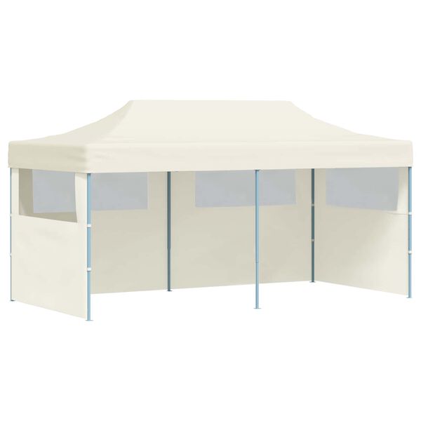 vidaXL Party-Zelt Creme 291 x 580 x 315 cm Oxford-Stoff