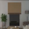 vidaXL Venetianer Jalousie Hellbraun mit Muster 213 x 110 cm PVC