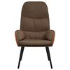vidaXL Relaxsessel Braun Stoff