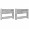 vidaXL Wand-Schuhschr&auml;nke 2 Stk. Betongrau 80x18x60 cm Holzwerkstoff