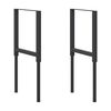 vidaXL Werkbankgestell Verstellbar 2 Stk. Metall 55x(69-95,5) cm