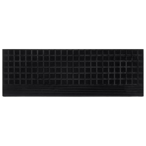 vidaXL Stufenmatten 10 Stk. 25x75 cm Gummi