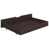 vidaXL Himmelbett-Gestell 4 Schubladen Dunkelbraun Kiefer 140x200cm