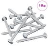 vidaXL Holzschraube 3273 pcs Silber 9,8 x 53 mm Stahl