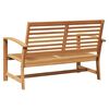 vidaXL Bank Braun 110 x 65 x 76,5 cm Massivholz Teak