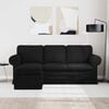 vidaXL Sofa 160cm Schwarz Metall