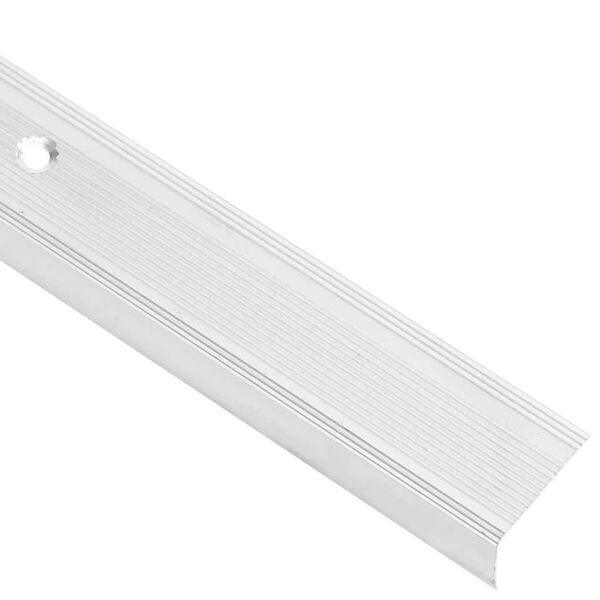 vidaXL Treppenkantenprofile in L-Form 15 Stk. Aluminium 90 cm Silbern