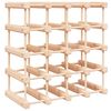 vidaXL Weinregal f&uuml;r 20 Flaschen 46,5x23x46,5 cm Massivholz Kiefer