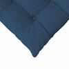 vidaXL Sitzkissen 2 pcs Blau 40 x 40 x 6 cm Stoff