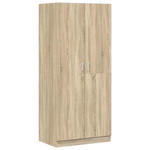 vidaXL Kleiderschrank Sonoma-Eiche 80x52x180 cm Holzwerkstoff