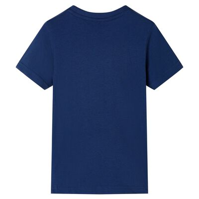 Kinder-T-Shirt Dunkelblau 92