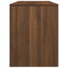 vidaXL Schminkhocker Braun Eichen-Optik 70x35x45 cm Holzwerkstoff