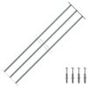 vidaXL Fenstergitter Verstellbar mit 3 Querst&auml;ben 1000-1500 mm