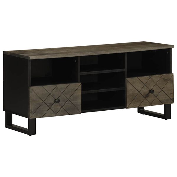 vidaXL TV-Schrank 100x33x46 cm Massivholz Mango