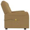 vidaXL Relaxsofa 2-Sitzer mit Getr&auml;nkehalter Taupe