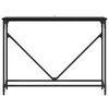 vidaXL Konsolentisch Schwarz Eichen-Optik 102 x 23 x 75 cm