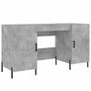 vidaXL Schreibtisch Betongrau 140x50x75 cm Holzwerkstoff