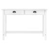 vidaXL Konsolentisch Hill mit 2 Schubladen 110x45x74 cm Kiefernholz