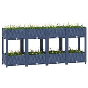 vidaXL Hochbeet 160x40x71 cm Polypropylen