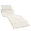 vidaXL Sonnenliegen-Auflage Melange Creme 186x58x4 cm Stoff