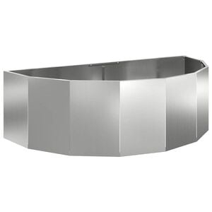vidaXL Pflanzk&uuml;bel Silber 120 x 60 x 35 cm Verzinkter Stahl