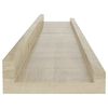vidaXL Wandregale 4 Stk. Sonoma-Eiche 60x9x3 cm