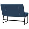 vidaXL Sitzbank Blau 100x75x76 cm Stoff