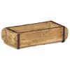 vidaXL Tablett Braun 30 x 15 x 9 cm Massives upgecyceltes Holz
