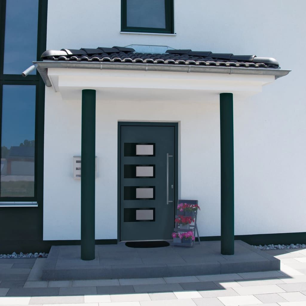 Alu Türbausatz Basic, 100x210 Cm Anthrazit – Mit Magnetverschluss & Trittschutz, Einfach Zu Montieren