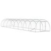 vidaXL H&uuml;hnerunterkunft Silber 800 x 150 x 100 cm Verzinkter Stahl