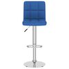 vidaXL Barhocker Blau Stoff