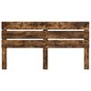 vidaXL Kopfteil Ger&auml;ucherte Eiche 200 cm Holzwerkstoff